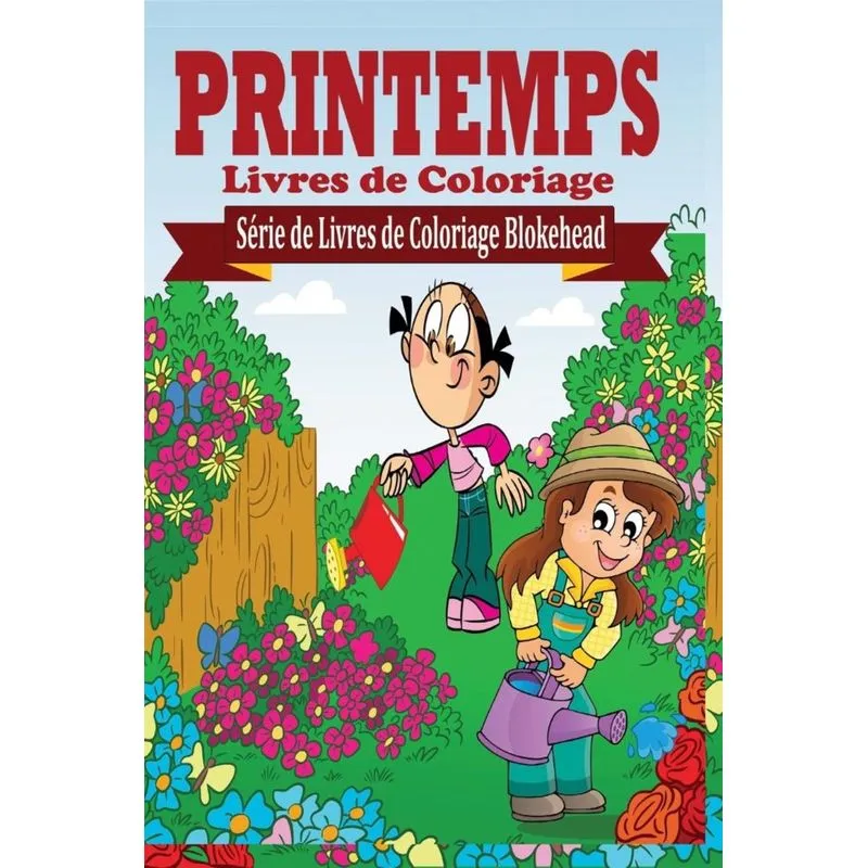 Printemps Livres de Coloriage