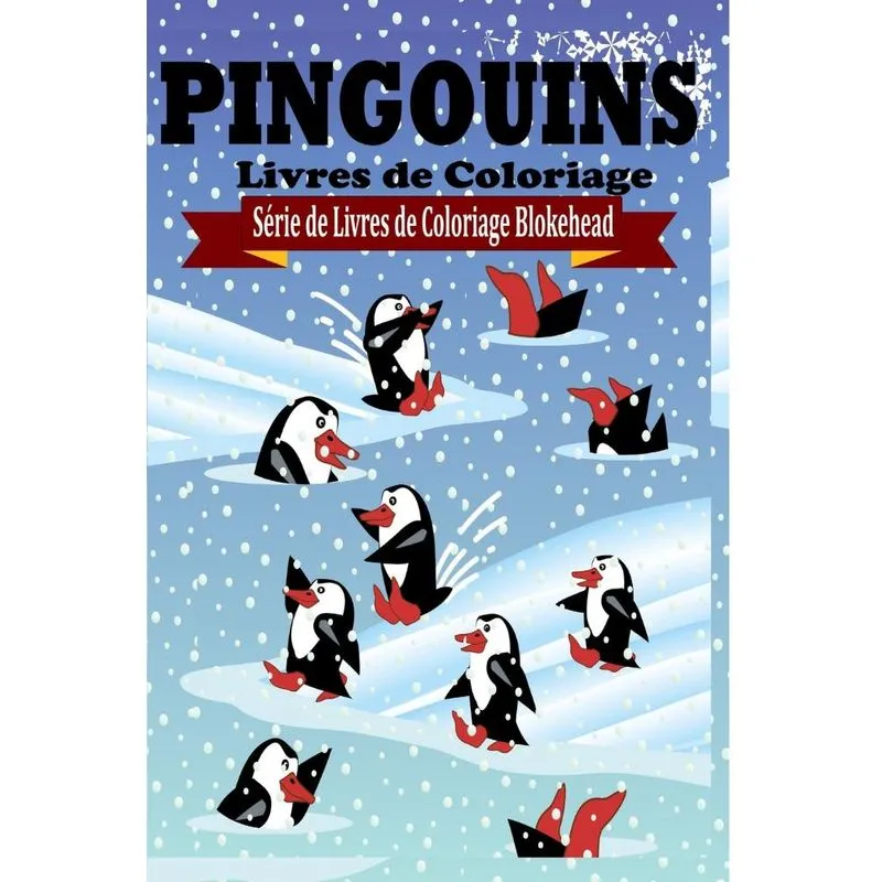 Pingouins Livres de Coloriage
