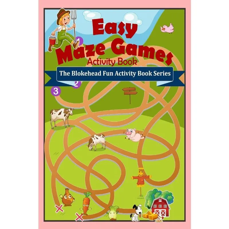 Easy Maze Games Activity Book