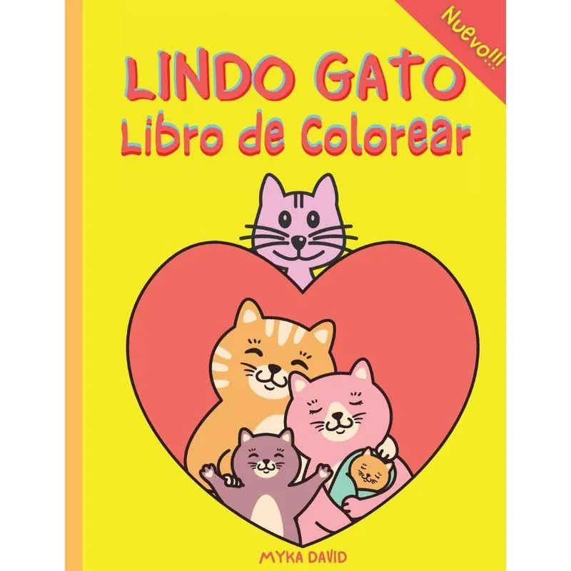 Lindo Gato Libro de Colorear