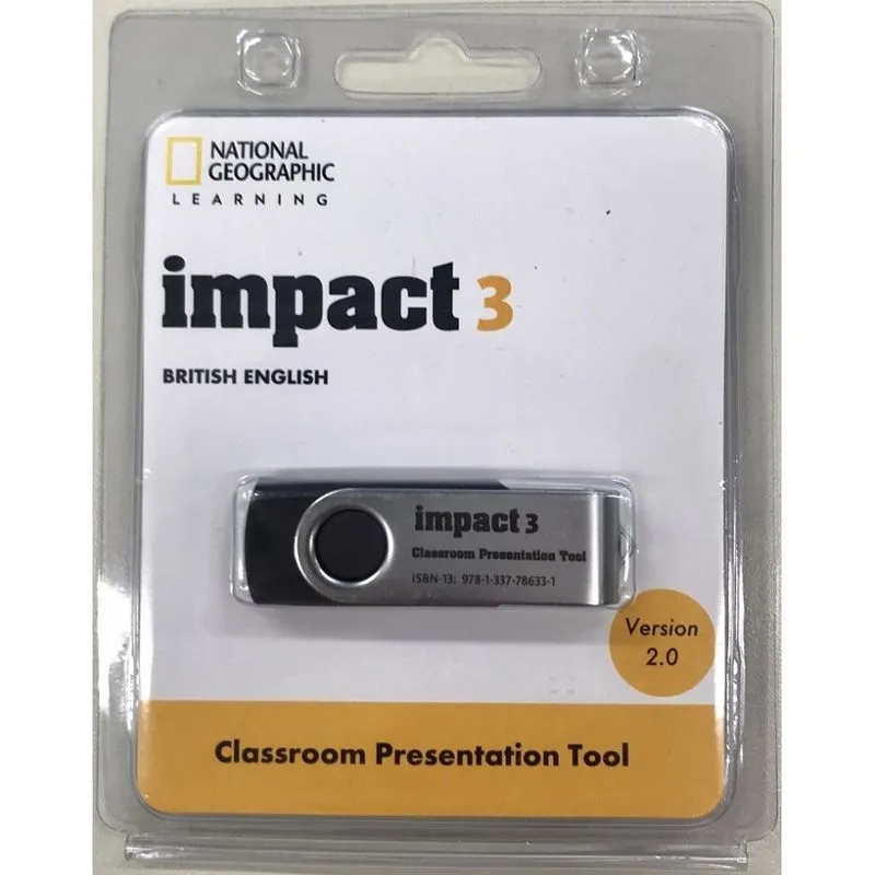 Livro - Revised - Impact - BRE - 3: Classroom Presentation Tool USB