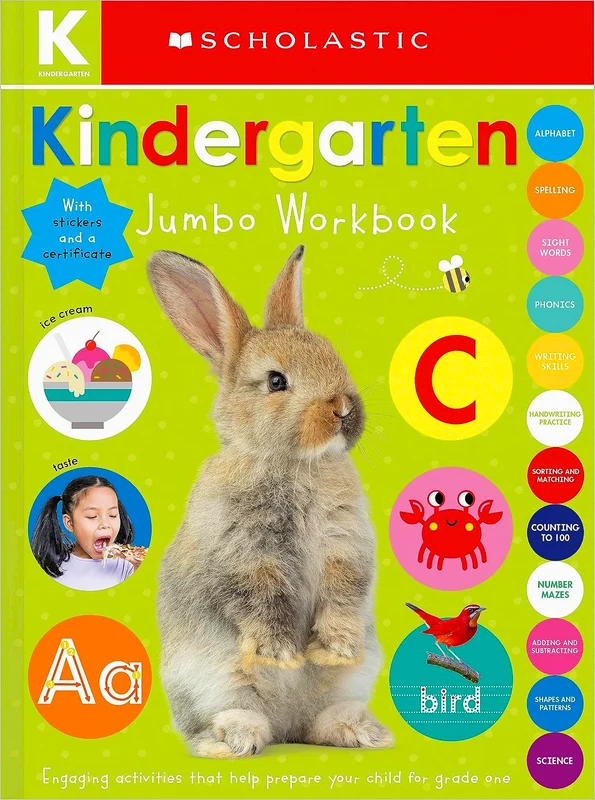 Scholastic Early Learners: Kindergarten Jumbo Workbook