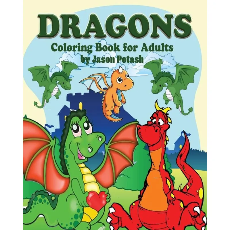 Dragons Coloring Book for Adults