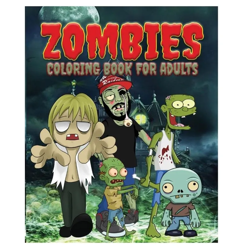 Zombies Coloring Book for Adults