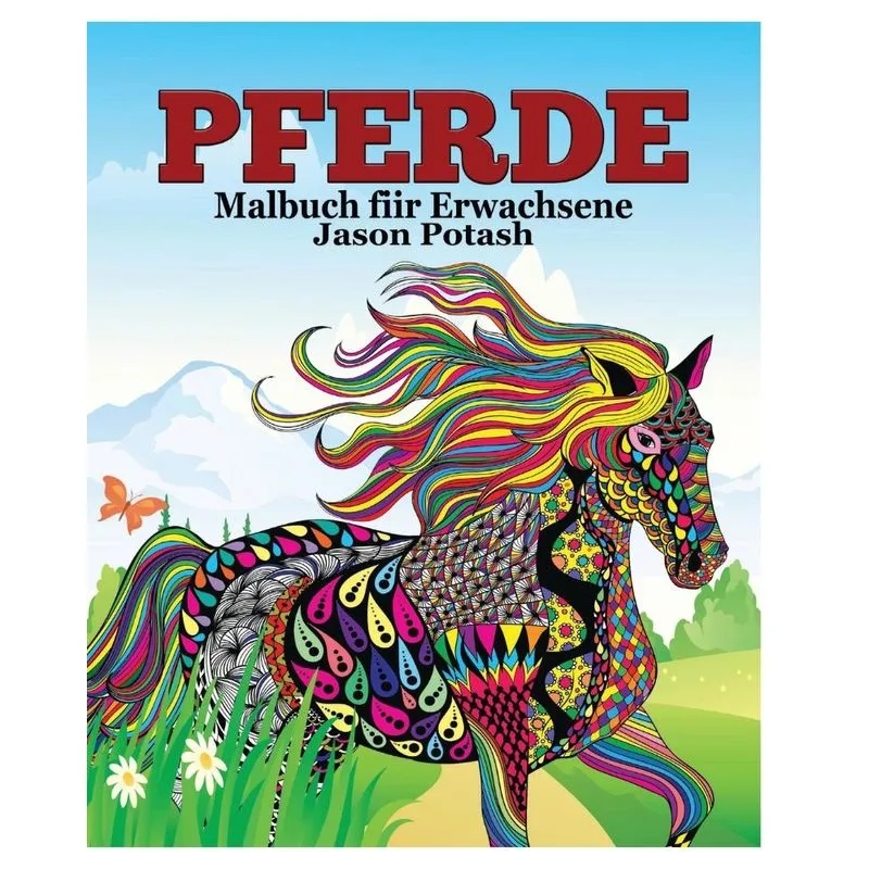 Pferde Malbuch fur Erwachsene