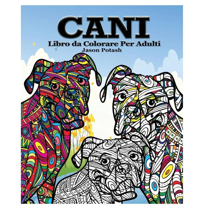 Cani Libro da Colorare per Adulti
