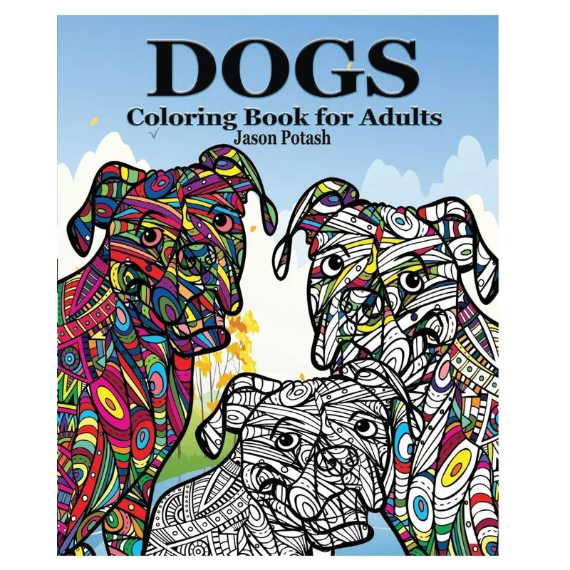 Dogs Coloring Book for Adults