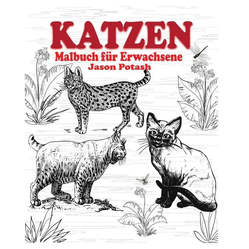 Katzen Malbuch fur Erwachsene