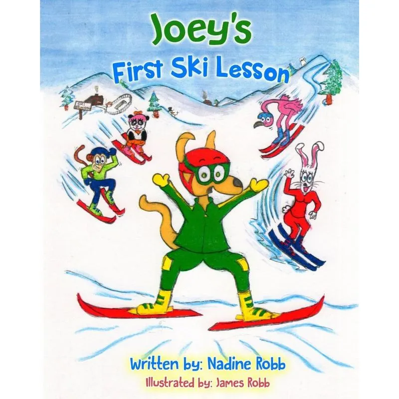 Joeys First Ski Lesson