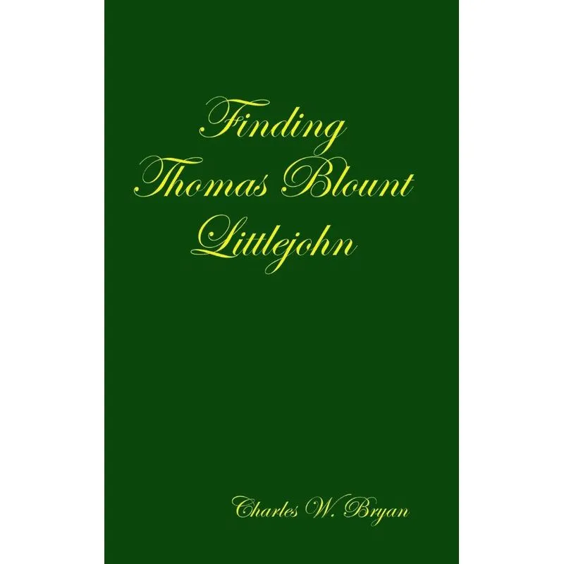 Finding Thomas Blount Littlejohn