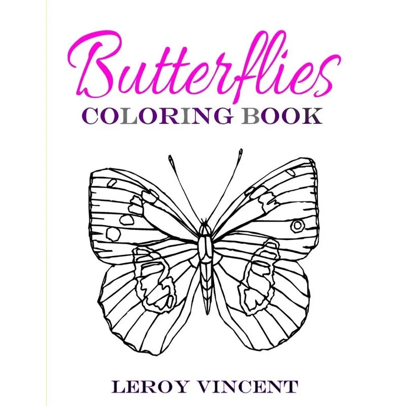 Butterflies Coloring Book