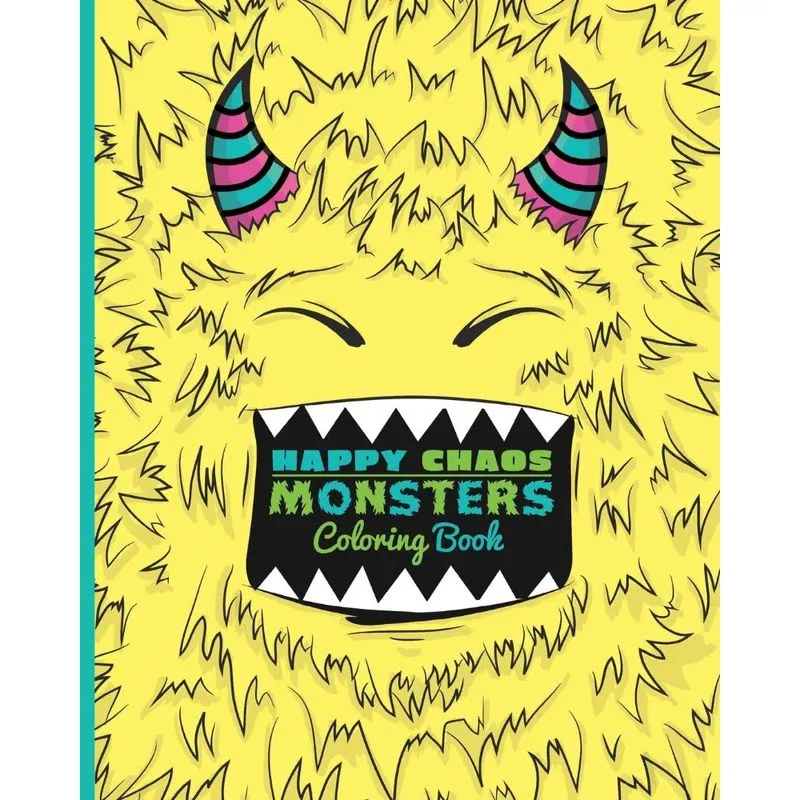 Happy Chaos Monsters Coloring Book