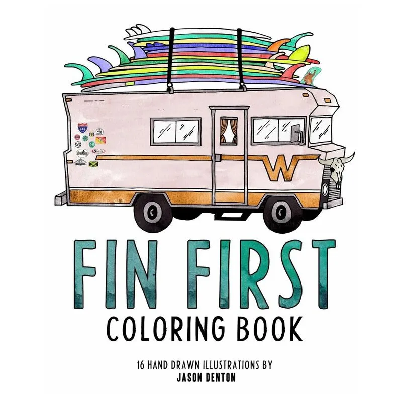 FIN FIRST Coloring Book