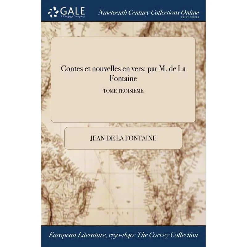 Contes et nouvelles en vers