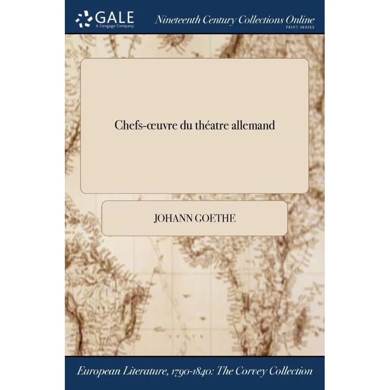 Chefs-d¿uvre du théatre allemand