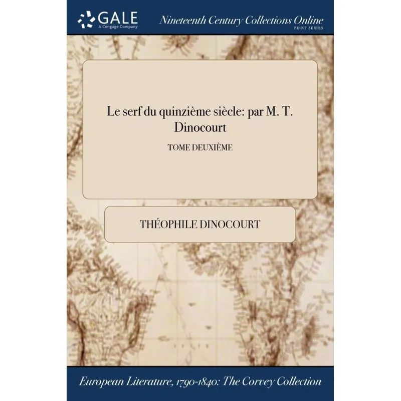 Le serf du quinzième siècle