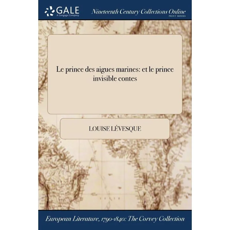 Le prince des aigues marines