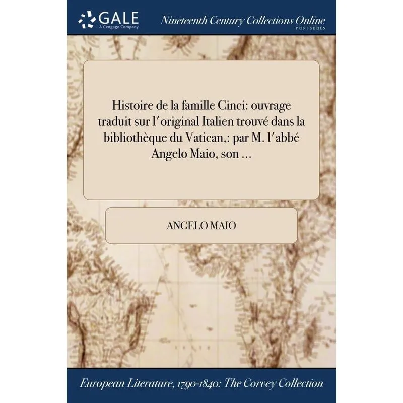 Histoire de la famille Cinci