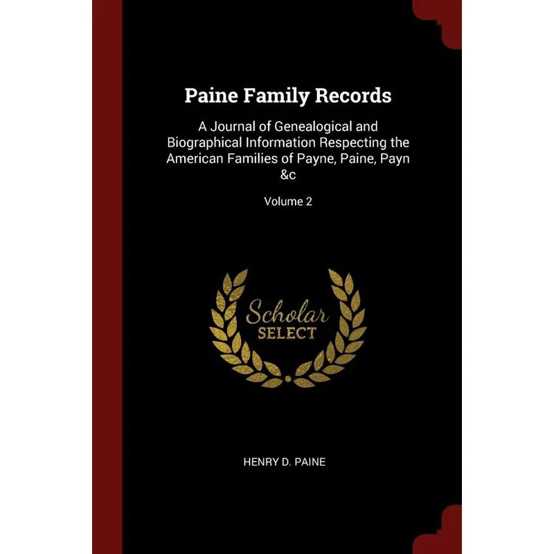 Paine Family Records