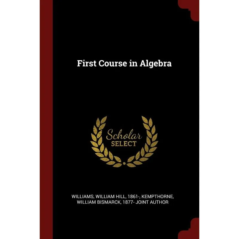 First Course in Algebra
