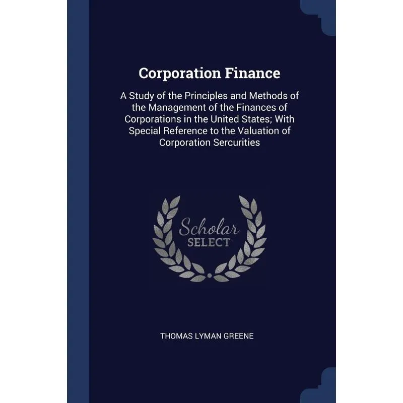 Corporation Finance