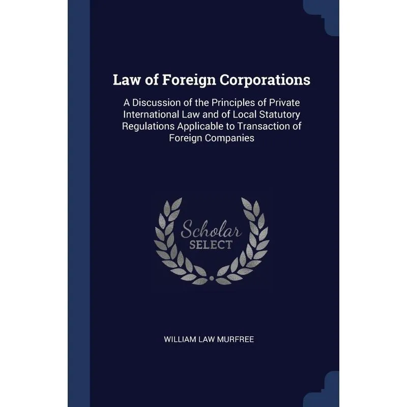Law of Foreign Corporations