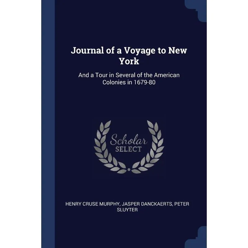 Journal of a Voyage to New York