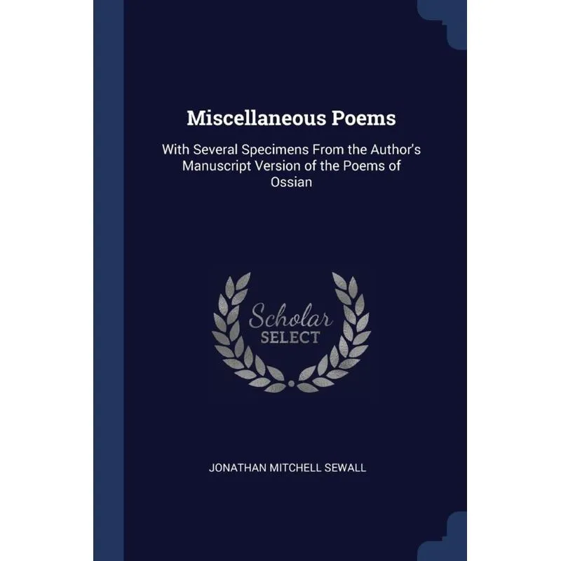 Miscellaneous Poems
