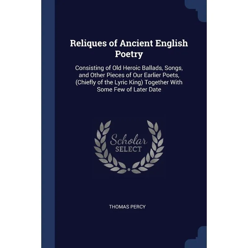 Reliques of Ancient English Poetry