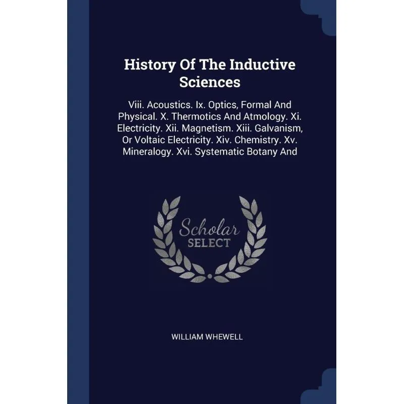 History Of The Inductive Sciences