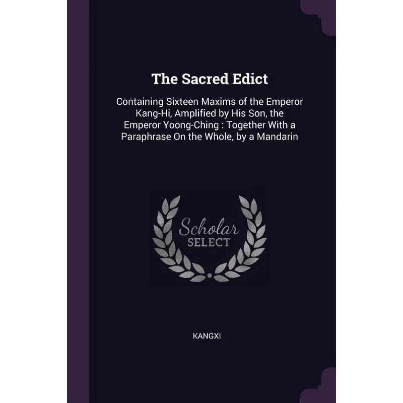 The Sacred Edict