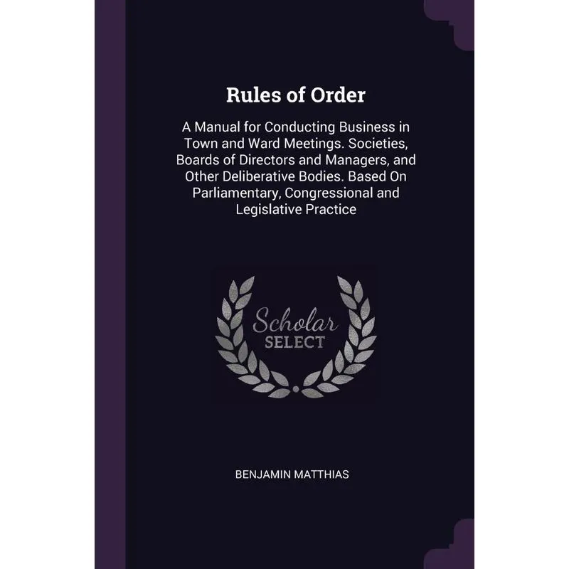 Rules of Order