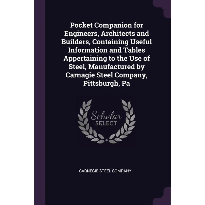 Pocket Companion for Engineers, Architects and Builders, Co