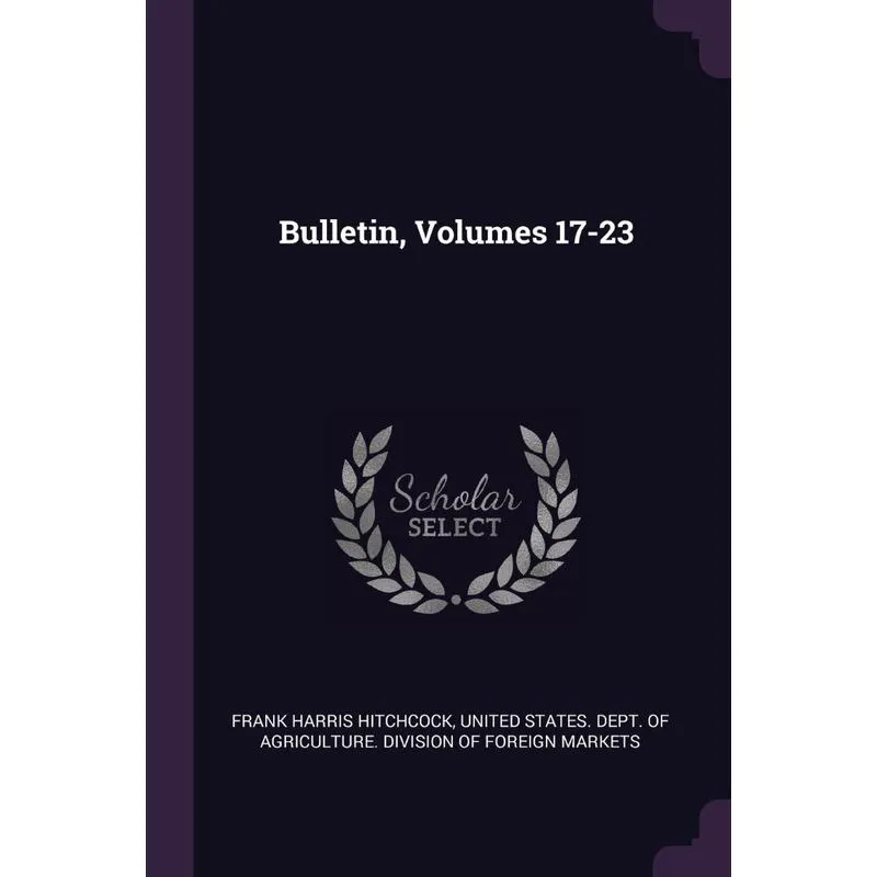 Bulletin, Volumes 17-23