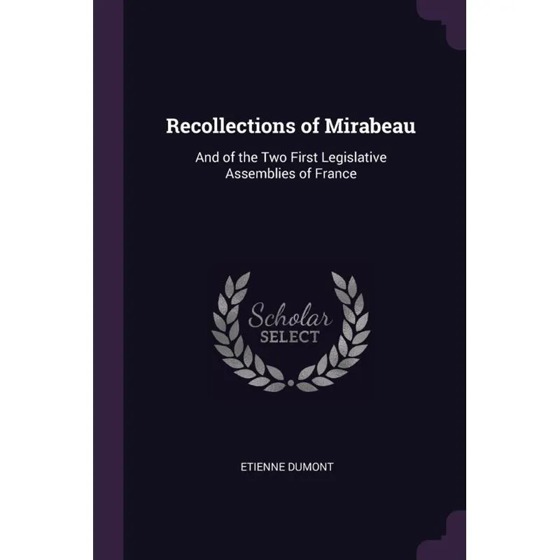 Recollections of Mirabeau