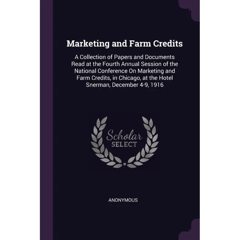 Marketing and Farm Credits