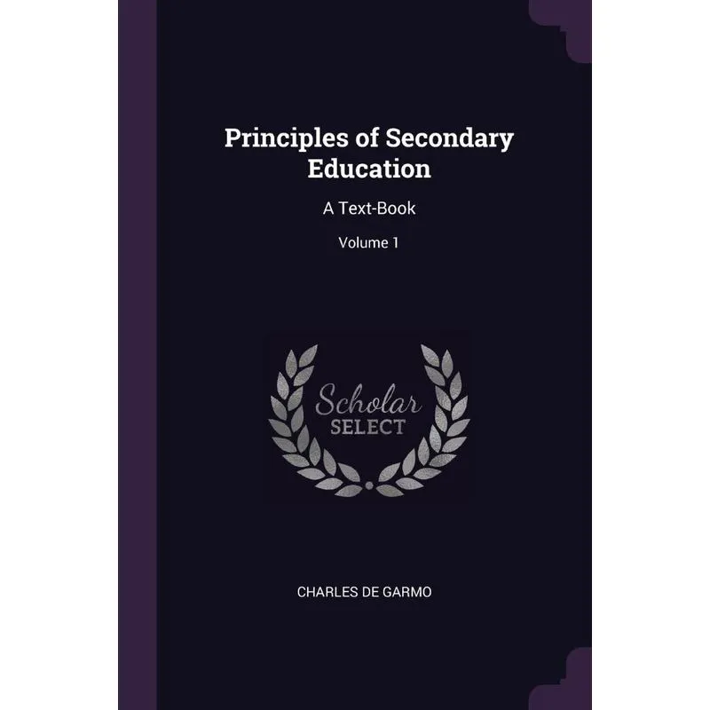 Principles of Secondary Education