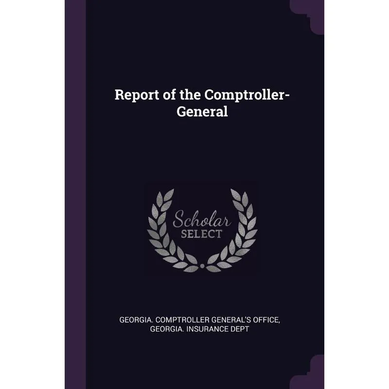 Report of the Comptroller-General