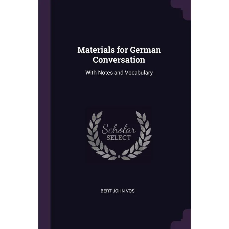 Materials for German Conversation