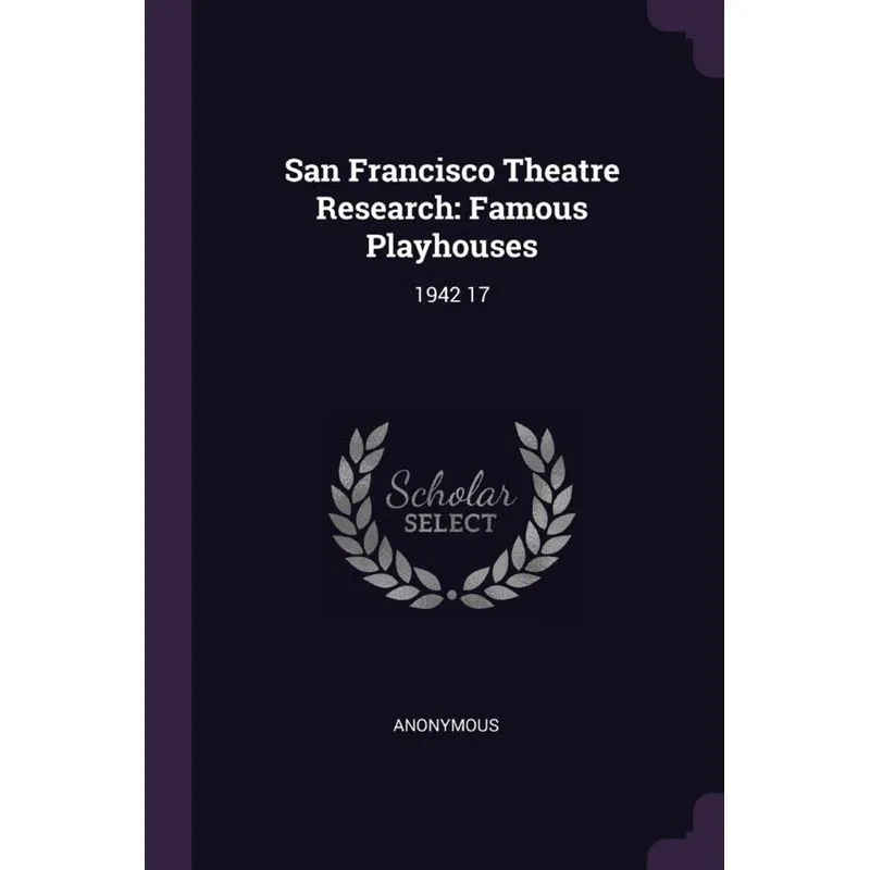 San Francisco Theatre Research