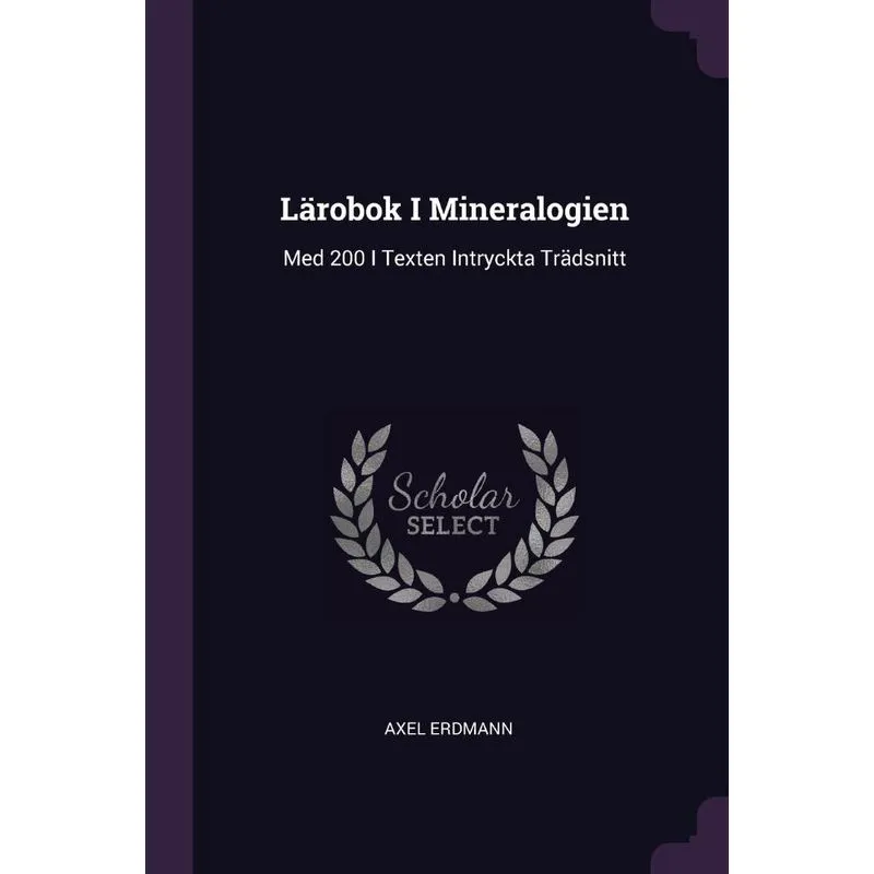 Lärobok I Mineralogien
