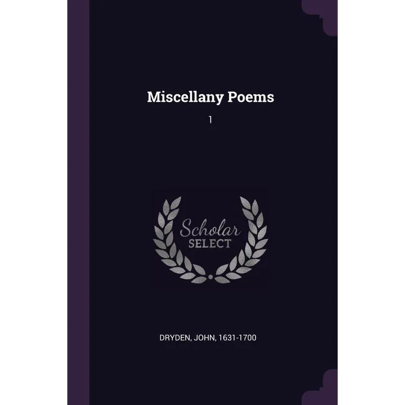 Miscellany Poems