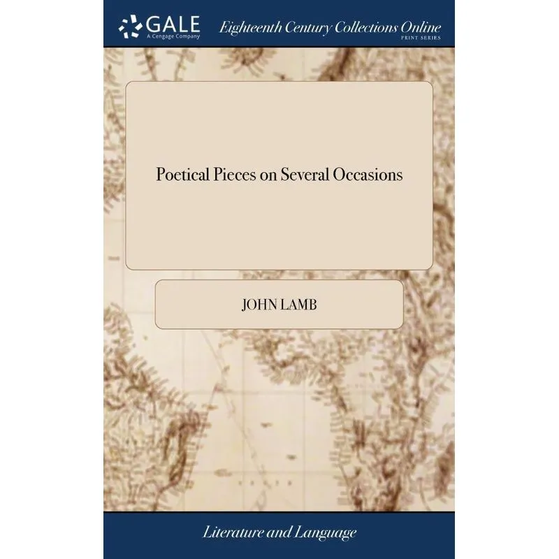 Poetical Pieces on Several Occasions