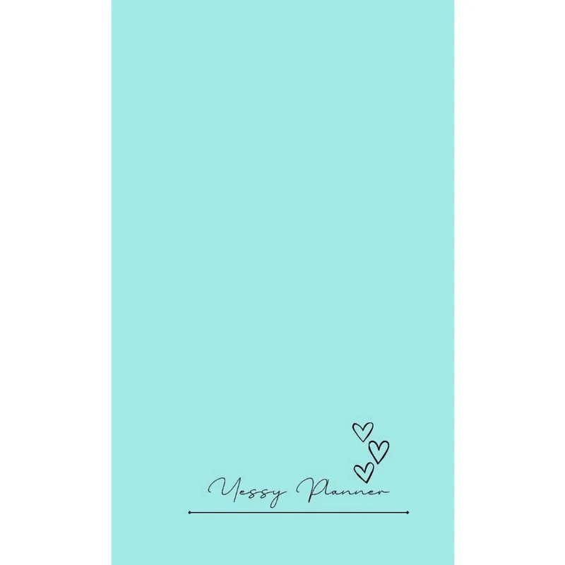 Livro Yessy Planner Aqua Edition