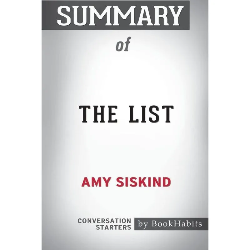 Summary of The List by Amy Siskind