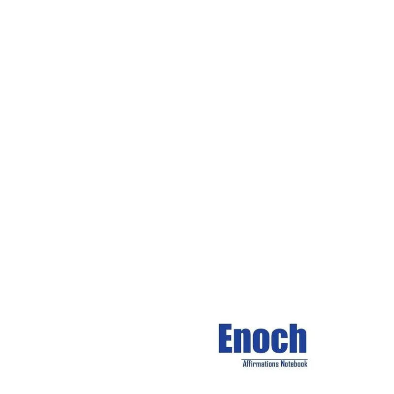 Enoch Affirmations Notebook & Diary Positive Affirmations Workbook Includes