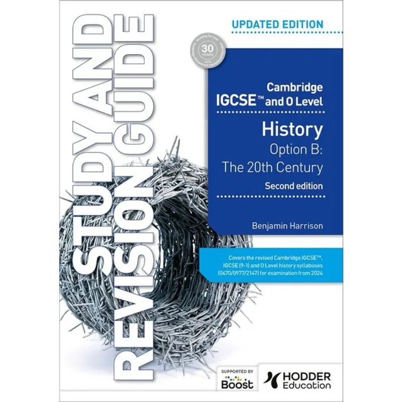 CAMBRIDGE IGCSE AND O LEVEL HISTORY WORKBOOK 2B - DEPTH STUDY GERMANY, 1918–45 SECOND EDITION