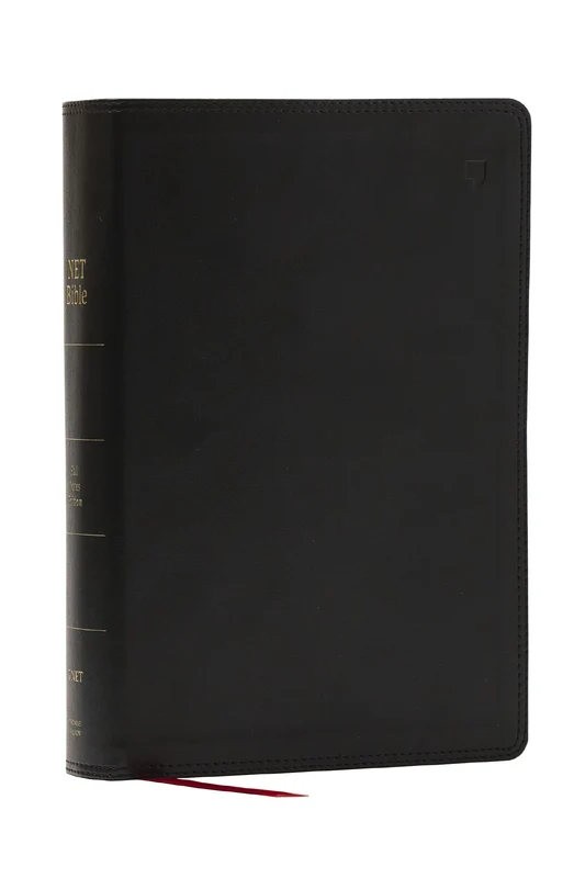 NET Bible, Full Notes Edition (NET, Black Leathersoft, Comfort Print): Holy Bible Hardback