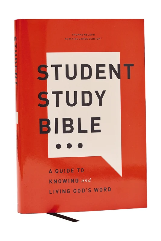 Student Study Bible: A Guide to Knowing and Living God’s Word (NKJV, Hardcover, Red Letter, Comfort Print) Hardback
