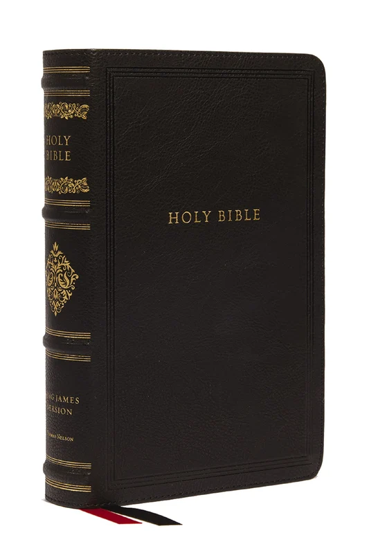 KJV Large Print Reference Bible, Black Leathersoft, Red Letter, Comfort Print, Thumb Indexed (Sovereign Collection): Holy Bible, King James Version Hardback